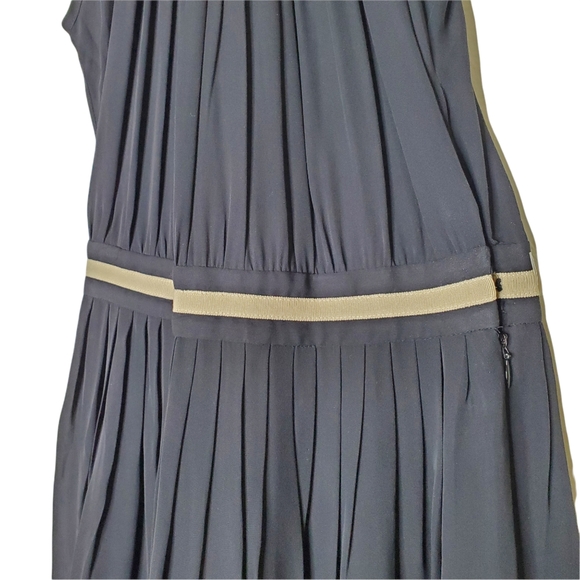 L’Agence Black Silk Halter Neck Cocktail Dress Size 6 - Picture 12 of 15